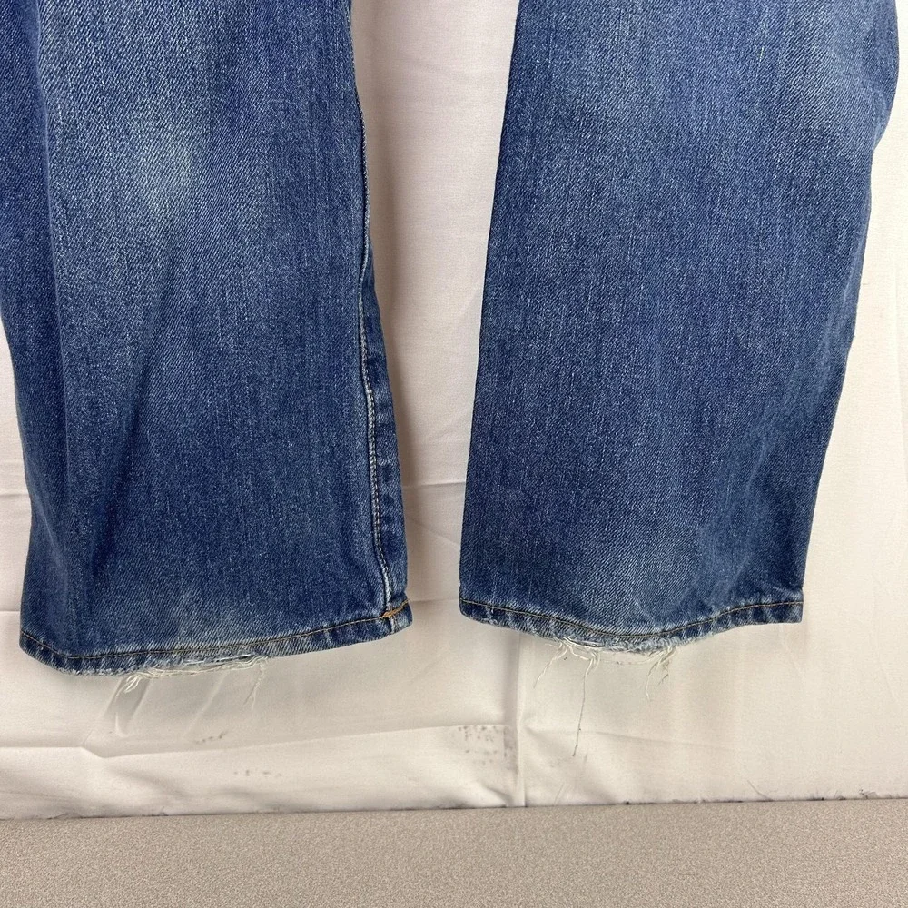 Polo Ralph‎ Lauren Jeans Mens 34x30 Stratford Slim Fit Straight Denim Distressed